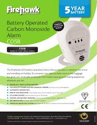 It is time to replace the batteries in your carbon monoxide alarm. Battery Operated Carbon Monoxide Alarm Co5b Manualzz