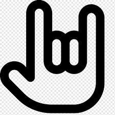 May be considered a boulder, a rock, a stone, a pebble, or a piece of dirt. Rock And Roll Rock Music Hand Gesture Text Hand Sign Png Pngwing