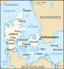 Für einen transport von deutschland nach dänemark? Karten Von Danemark Mit Strassenkarte Und Strandkarte