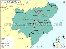 The book is a must read, the walk a fascinating, albeit challenging one. Map Of Scottish Borders Council Scotland Uk