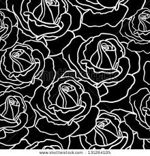 Black And White Floral Pattern Vector Black And White Floral Patterns Stock Photos Images Pictures Black And White Rose Pattern Vector Art