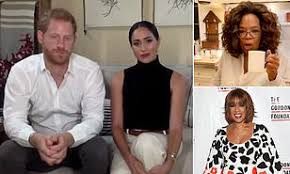Meghan markle's interview with oprah winfrey, set to air on cbs on sunday night, has been being planned for two years, according to a dailymail.com report.an original interview with gayle king. How Oprah Met Meghan Just Once Before Royal Wedding And Promoted Each Other S Products Since Daily Mail Online