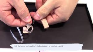 Any time of the day is ok for hearing aid cleaning, but by cleaning them at night, this gives them hours to air out. Changing The Tube On Your Hearing Aid Earmould Youtube