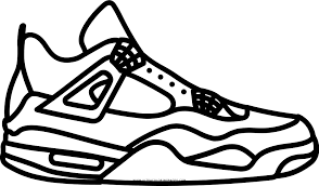 Some of the coloring pages shown here are jordan 4 sneaker outline stickers by sportify click on the coloring page to open in a new window and print. Sneaker Coloring Page Ultra Coloring Pages