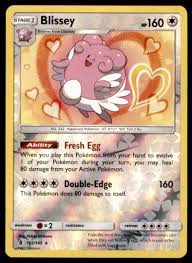 It is the fourth of five promo cards players can get as part of a promotion for the youth futsal program in england. 2017 Pokemon Card Guardians Rising Blissey 102 145 On Kronozio