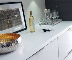 Close Up Of White High Gloss Laminate Kitchen Cabinets Laminate Kitchen Cabinets Laminate Kitchen Kitchen Cabinets