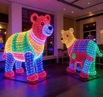 TSINYE High Quality Customization LED Christmas Motif Decorative Led Motif Christmas Holiday Lights Led 3D Deer Motif Light