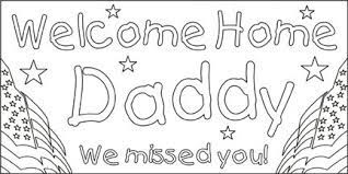 Coloring pages for welcome back with ace signs for free download. W E L C O M E H O M E C O L O R I N G P A G E Zonealarm Results