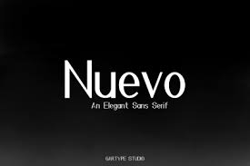 Archive of freely downloadable fonts. Nuevo Sans Font Family Befonts Com