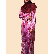 Teknik sulam ayak satin dengan bukaan zig zag. Preloved Baju Kurung Corak Bunga Licin Postforsbux Muslimah Fashion Two Piece On Carousell