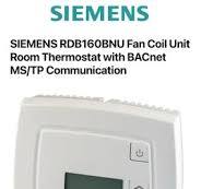 NEW! Siemens RDB160BNU Fan Coil Thermostat BACnet MS/TP | eBay