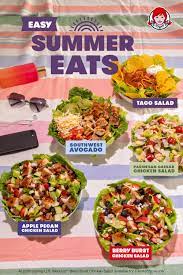 Go With The Summertime Flow With Wendy S Berry Burst Chicken Salad Healthy Fast Food Restaurants Fast Healthy Meals Perfect Salads