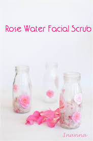 سكرآب الورد للوجه لجميع آنواع البشرة rose facial scrub facial scrubs rose water rose