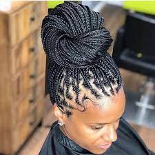 This Low Maintenance Hairstyle Is Arguably The Best Hairstyle Joan Ngomba Ever Wore And Here Is Why We Love It Box Braids Hairstyles For Black Women Hair Styles Box Braids Hairstyles