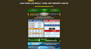 Situstogelsingapore Com Live Result Togel Sgp Tercepat Hari Ini