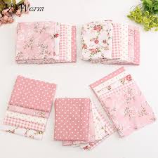 Pas Cher Kiwarm 5 Pcs Rose Fleur Floral Dot Coton Tissu Patchwork Pour Quilting Menage A Coudre Vetements Poupee Couture With Images Household Sewing Sewing Crafts Quilts