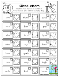 Silent Letters Great Practice For Identifying Which Letters Not To Say In The Second Letter Worksheets Letter Worksheets For Preschool First Grade Phonics