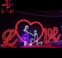 Commercial Customize Valentine′ S Day Decorations Motif Lighting Lights