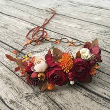 Check spelling or type a new query. Free Shipping Fall Autumn Flower Crown Girl S Hair Accessories Aliexpress