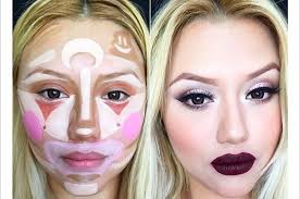 women are posting clown contouring