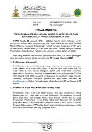 Pendaftaran nikah secara online diterapkan kua bagi calon pengantin yang ingin menikah dalam waktu dekat. Jais Selangor Kahwin