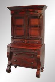 Antique Period Empire Flame Mahogany Secretary Desk Antique Office Furniture English Furniture Style Beautiful Furniture