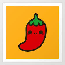 Pin By Jasmine Nguyen On Chili Art Prints Art Cute