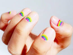 This is a very easy to do nail art for kids using simple striping technique. We Re Really Into These 30 Nail Designs For Short Nails