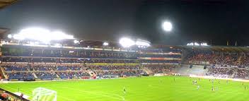 The ticket booths ticket booths are situated to the from the main entrance and the themacafé. Krc Genk Luminus Arena Stadium Guide Belgian Grounds Football Stadiums Co Uk