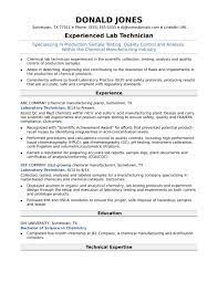 Write an engaging lab technician resume using indeed's library of free resume examples and templates. Review This Sample Resume For A Laboratory Technician To See How You Can Translate Lab Results Into A Results Oriented Resume Lab Technician Laboratory Technician Basic Resume Examples