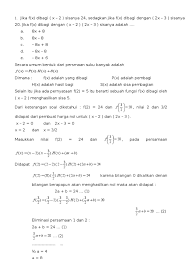 Suku banyak atau secara umum dikenal sebagai polinomial adalah salah satu materi matematika tingkat sma yang merupakan bagian besar dari ruang lingkup aljabar. Soal Un Suku Banyak 2018 Cara Golden