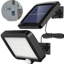 The electricity is stored in batteries for use at night. 56 Led Solar Wall Lights Outdoor Solar Porch Lights Capacity Extra Long Working Time Solar Security Lights For Front Door Yard Porch Patio Pathway Garage Walmart Com Walmart Com