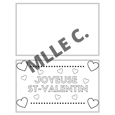 Alors, pour déclarer leur flamme, voici 15 coloriages messages d'amour à imprimer. Cartes A Colorier Pour La St Valentin 10