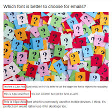 Some people assume that the choice of font is unimportant?or that the best choice is to go with the defaults. Best Fonts For Email Usage Tips And Tricks Stripo Email