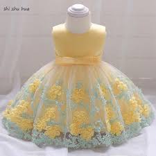 Birthday Dress For 3 Year Old Girl S Clothes Dress Baby Birthday Party Vestidos Summer Princess Costume 1 3 Year Baby Fa Baby Girl Birthday Dress Birthday Girl Dress Baby Girl Wedding Dress