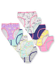 Sweet Princess Girls 10 Pack Bikini Panties