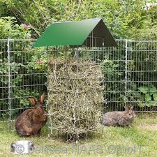 Heuraufe Mit Dach Futterraufe 50x50x94 Cm Kaninchen Kaninchen Freigehege Kaninchenhaltung