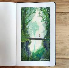 150ml & 16oz gouache paints. I Ve Challenged Myself To Draw A Gouache Painting A Day Here S The Final Part 50 New Pics Bored Panda