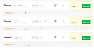 Please provide a minimum of 1 to a maximum of 50 tracking id/shipment id to search shipment(s). Compare Dhl And Trakpak Shipping