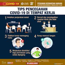Check spelling or type a new query. Ums Official Website 6 Julai 2020 Pesanan Kesihatan Harian Tips Pencegahan Covid 19 Di Tempat Kerja