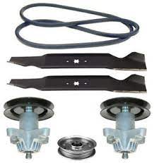 Maybe you would like to learn more about one of these? Huskee Lt3800 38 Lawn Mower Deck Parts Kit Spindles Blades Belt Free Shipping Ebay