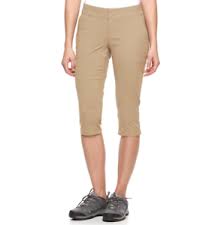 details about nwt womens columbia zephyr heights omni shade upf 50 capris tan size 14