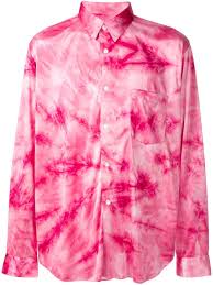 Black And Pink Tie Dye Shirt Comme Des Garcons Homme Deux Tie Dye Shirt In Pink Modesens Dye Shirt Tie Dye Shirt Tye Dye Shirts