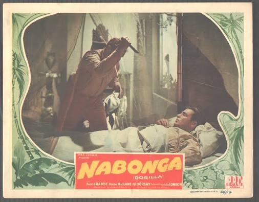 Nabonga 11"x14" Lobby Card Buster Crabbe: (1944) Photo | DTA Collectibles