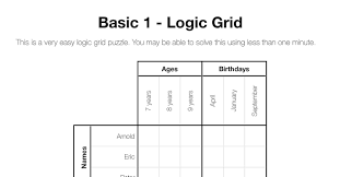 Get free mind puzzles for seniors now and use mind puzzles for seniors immediately to get % off or $ off or free shipping. Printable Logic Grid Puzzles Brainzilla Pdf Docdroid