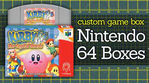 Nintendo 64 in other regions: Custom Game Box Nintendo 64 Boxes Youtube