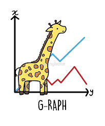 Giraffe Graph Animal Pun Sticker By Punnybone In 2020 Cute Puns Cheesy Jokes Animal Puns