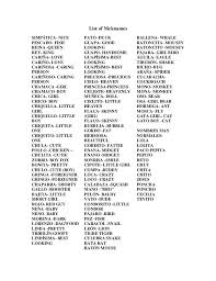 Most couples have sweet nicknames for one another based on things that make their relationship special. List Of Spanish Nicknames Funny Nicknames For Friends Nicknames For Friends Nicknames For Girlfriends