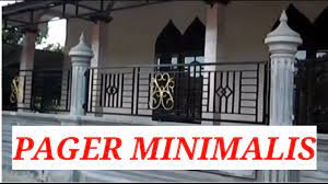 Kubah grc murah untuk masjid minimalis modern dindingrumah. Model Pagar Minimalis Masjid Youtube