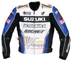 Suzuki Motorcycle Yoshimura Rocket Motogp Leather Jacket For More Details Visit Http Cart Ms Motogp Biker Jacket Men Cool Jackets For Men Leather Jacket Men